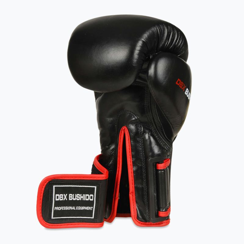 Bushido bokszkesztyűk Wrist Protect rendszerrel fekete Bb2-12oz 11