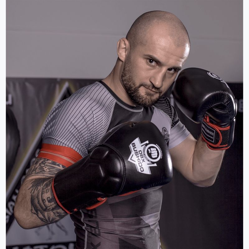 Bushido bokszkesztyűk Wrist Protect rendszerrel fekete Bb2-12oz 20
