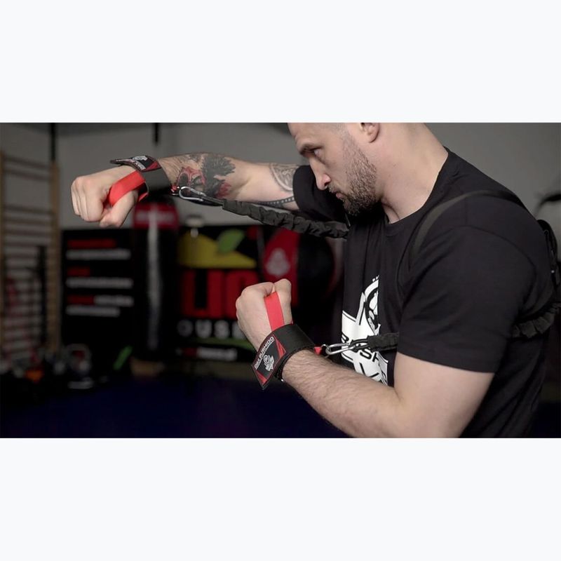 Bushido boksz edzőszalagok P2 + P3 Fighter Set fekete Setp1P2 12
