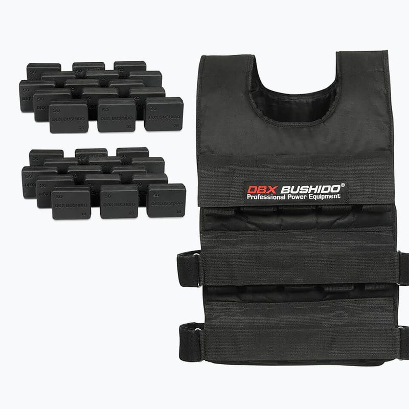 Bushido súlyozott mellény fekete DBX-W-6B