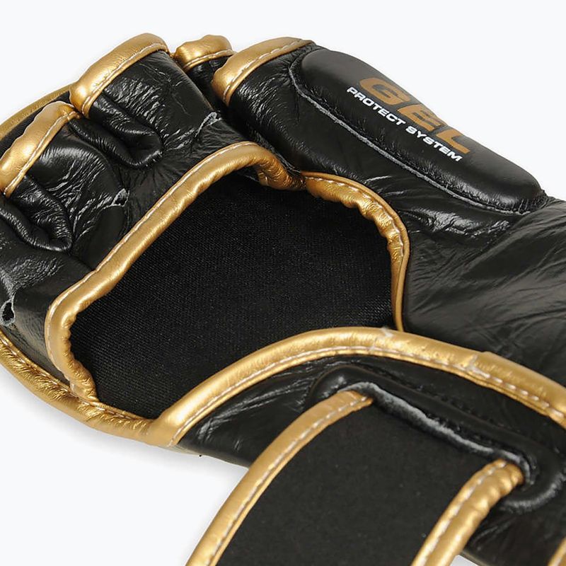 Bushido MMA edzés sparring kesztyű bőr fekete Arm-2011D-L 6