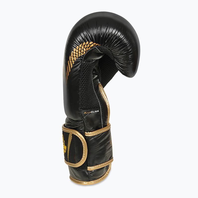 Bushido bokszkesztyűk természetes bőr fekete B-2v13-10oz 9