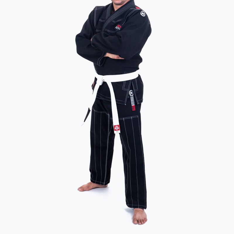 Bushido Gi Elite BJJ edzés Kimono + öv fekete DBX-BJJ-2-A2 2