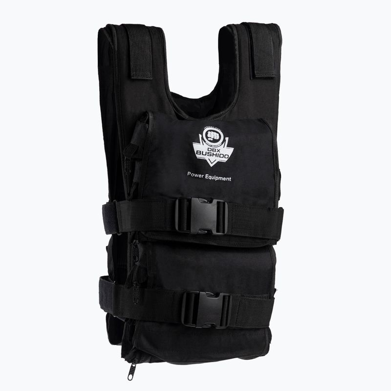 Bushido edzőmellény 30 kg-os súllyal fekete K30V2 3