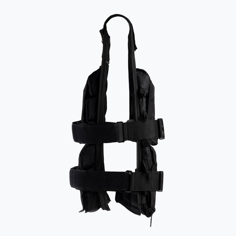 Bushido edzőmellény 30 kg-os súllyal fekete K30V2 4