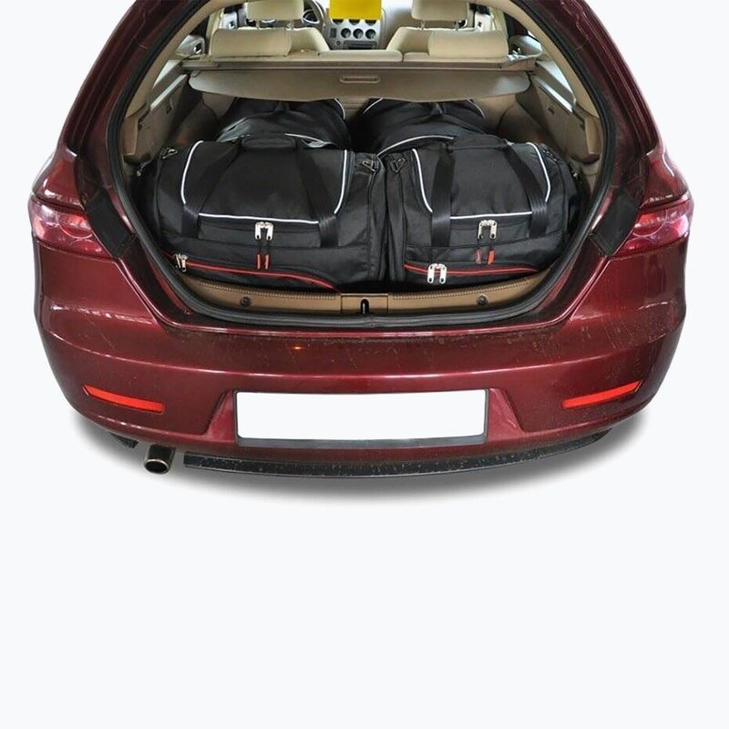 KJUST csomagtartó táska készlet Alfa Romeo 159 Sportwagon 2005-2011 4 db fekete 15