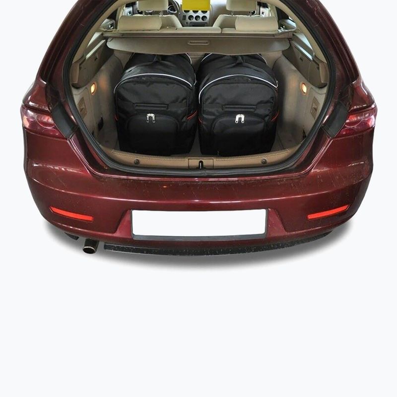 KJUST csomagtartó táska készlet Alfa Romeo 159 Sportwagon 2005-2011 4 db fekete 16
