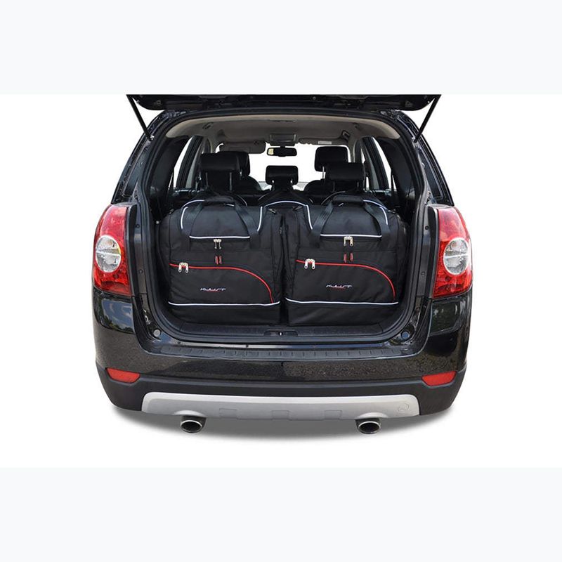 KJUST Chevrolet Captiva csomagtérzsák szett 2006-2010 5 db fekete 14