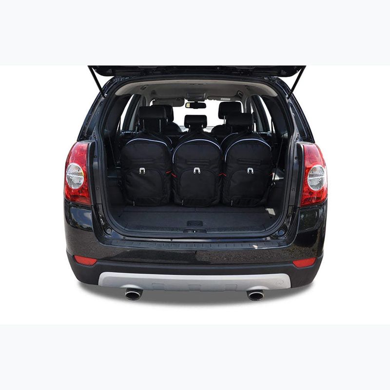 KJUST Chevrolet Captiva csomagtérzsák szett 2006-2010 5 db fekete 15