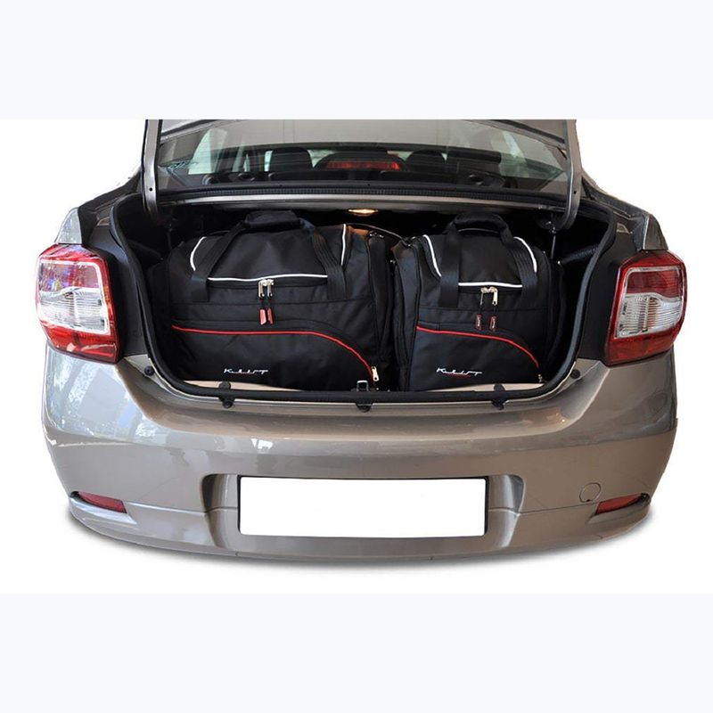 KJUST csomagtartó táska készlet Dacia Logan Limousine 2012-2020 5 db fekete 15