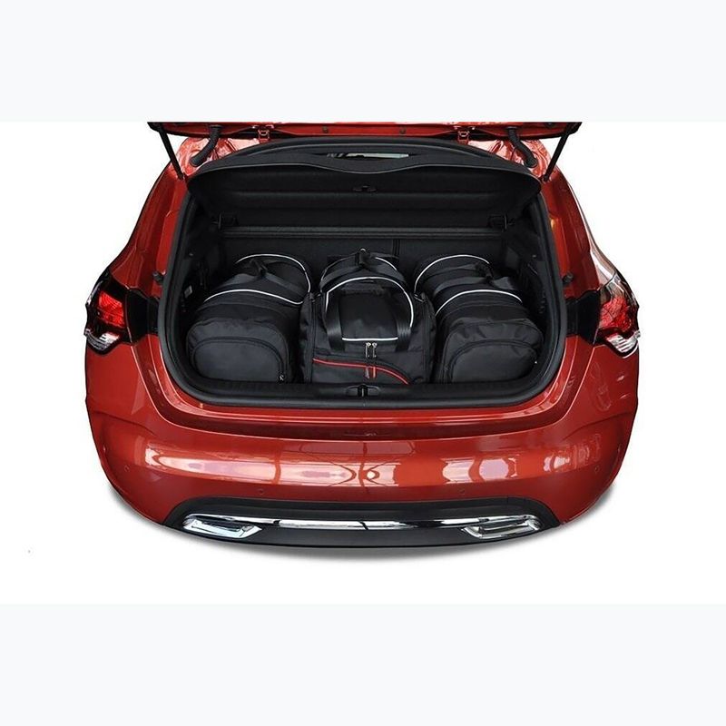 KJUST csomagtartó táska szett Citroen DS4 2011-2015 4 db fekete 14