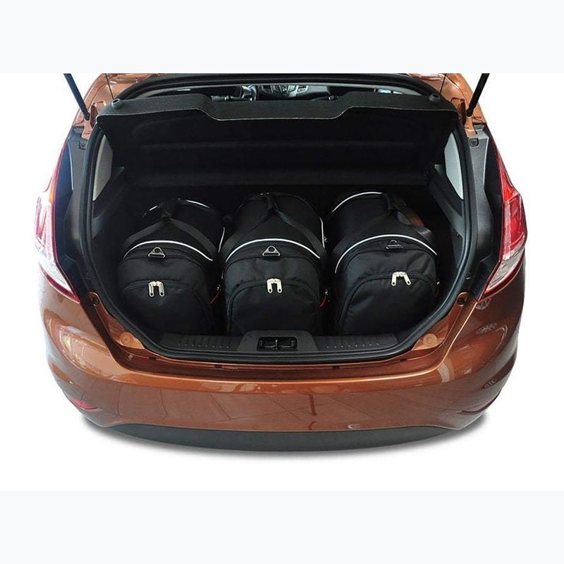 KJUST Ford Fiesta 2012-2017 csomagtartó táska szett 3 db fekete 13