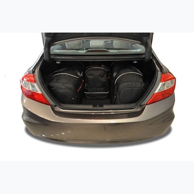 KJUST csomagtartó táska szett Honda Civic Limousine 2012-2017 4 db fekete 15