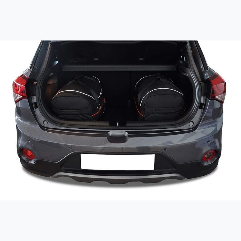 KJUST csomagtartó táska készlet Hyundai I20 2014-2020 3 db fekete 11