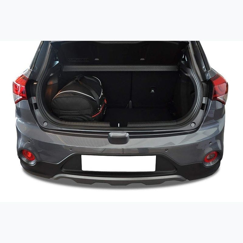 KJUST csomagtartó táska készlet Hyundai I20 2014-2020 3 db fekete 12