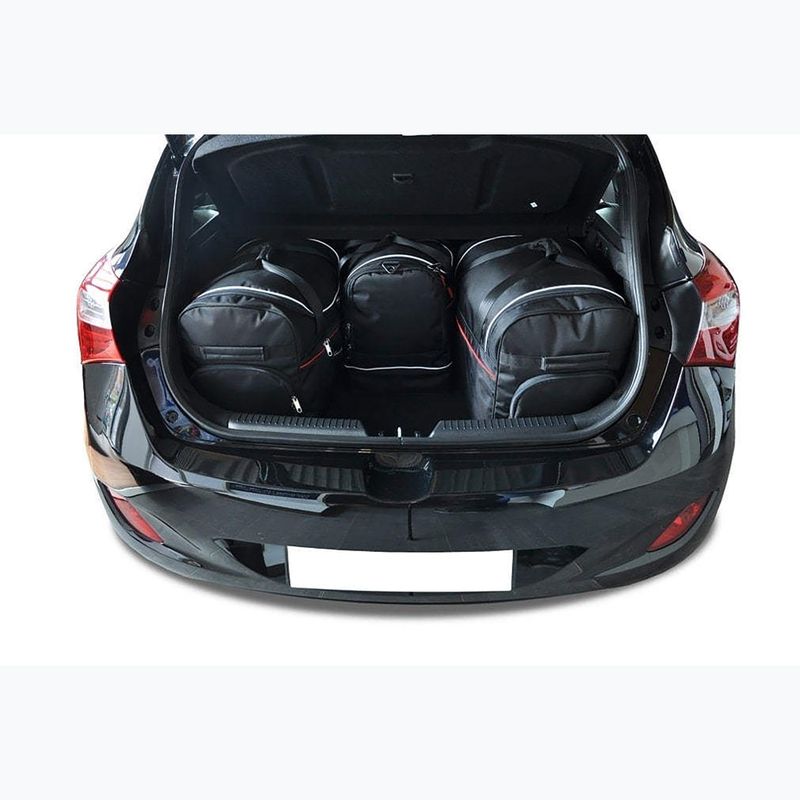 KJUST csomagtérzsákok készlet Hyundai I30 Hatchback 2012-2016 4 db fekete 12