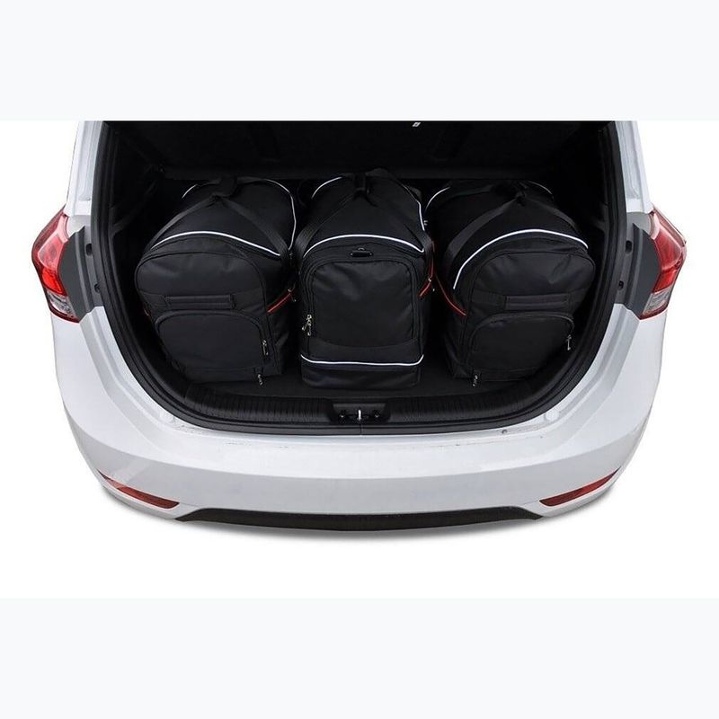 KJUST Hyundai IX20 csomagtartó táska szett 2010-2020 3 db fekete 13
