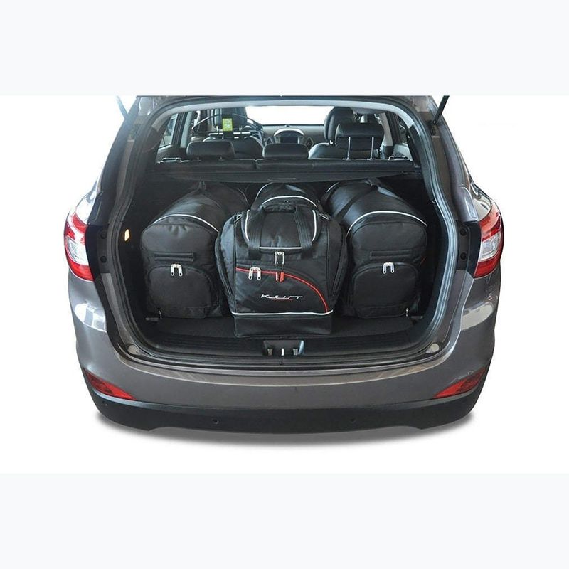 KJUST csomagtartó táska szett Hyundai IX35 2010-2013 4 db fekete 15