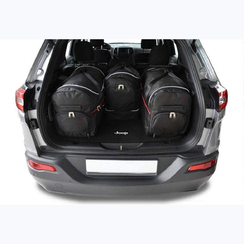 KJUST Jeep Cherokee 2014-2020 csomagtartó táska szett 4 db fekete 15