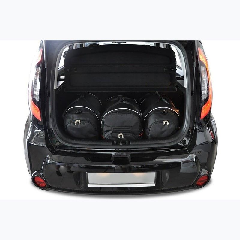 KJUST Kia Soul 2014-2016 csomagtartó táska szett 3 db fekete 13