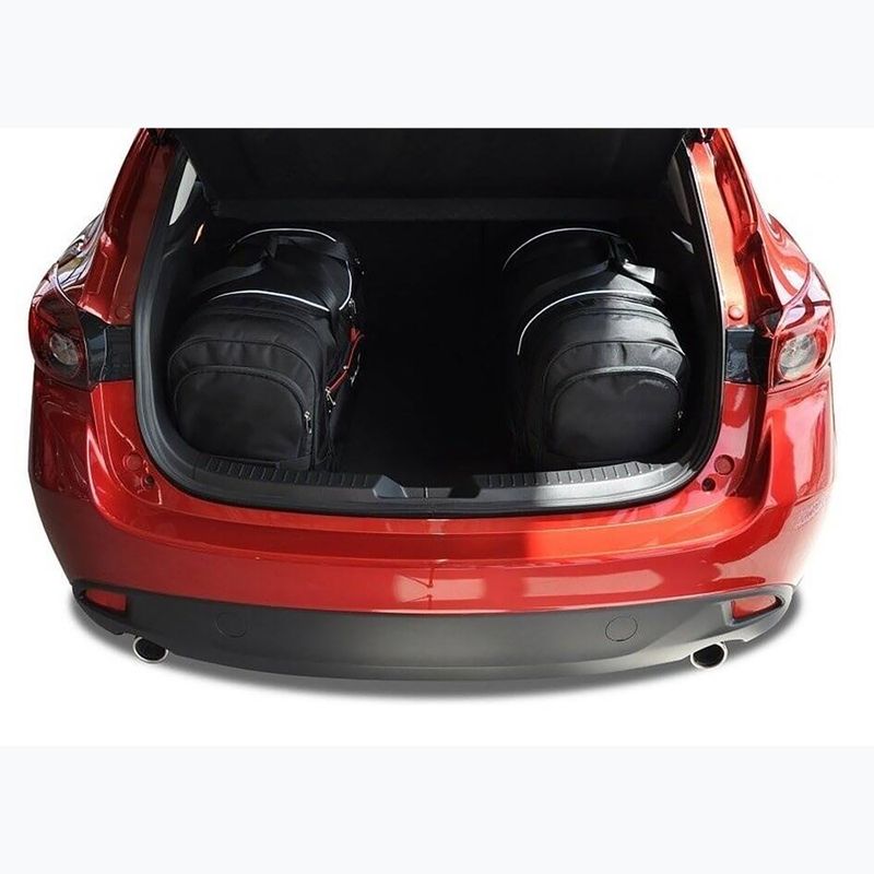 KJUST Mazda 3 Hatchback csomagtérzsák szett 2013-2018 4 db fekete. 15