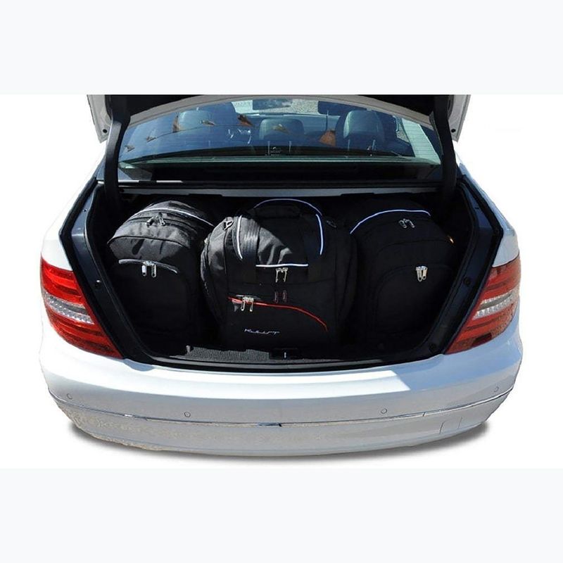 KJUST Mercedes-Benz C Limousine csomagtartó táska szett 2006-2014 4 db fekete 12