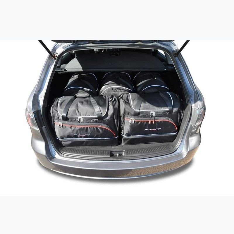 KJUST csomagtartó táska készlet Mazda 6 kombi 2002-2008 5 db fekete 11