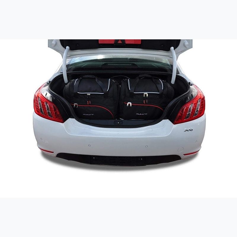 KJUST csomagtérzsák szett Peugeot 508 Limousine 2011-2014 5 db fekete. 12