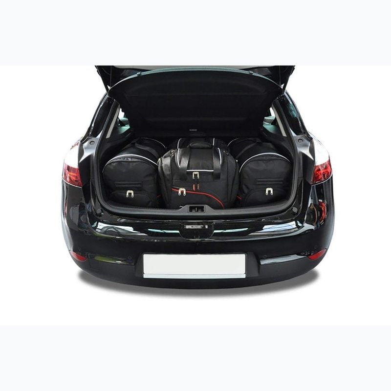 KJUST csomagtartó táska szett Renault Megane Hatchback 2008-2015 4 db fekete. 13