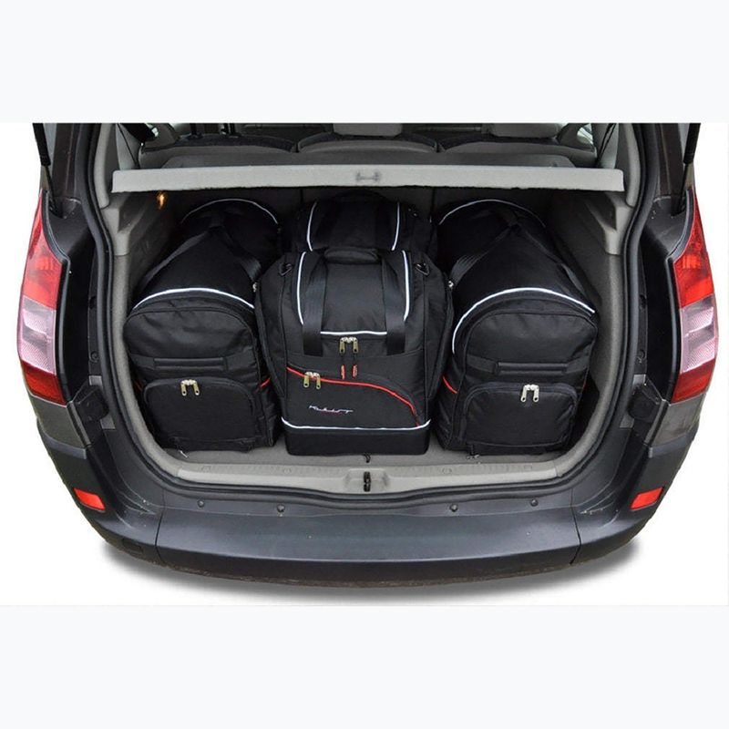 KJUST csomagtartó táska szett Renault Scenic 2003-2009 4 db fekete 13