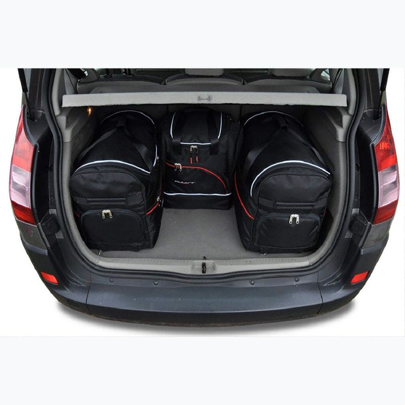 KJUST csomagtartó táska szett Renault Scenic 2003-2009 4 db fekete 14