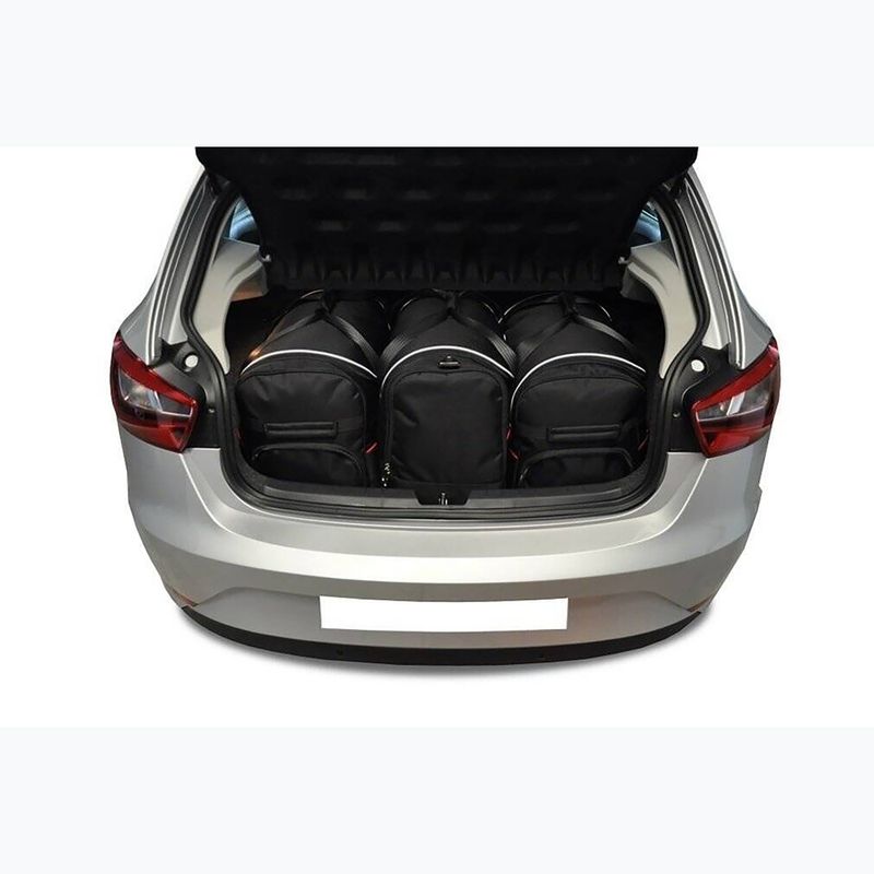 KJUST csomagtérzsák szett Seat Ibiza Hatchback 2008-2017 3 db fekete. 14