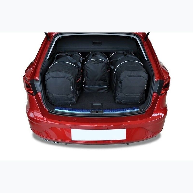 KJUST csomagtérzsák szett Seat Leon ST 2013-2020 4 db fekete 14