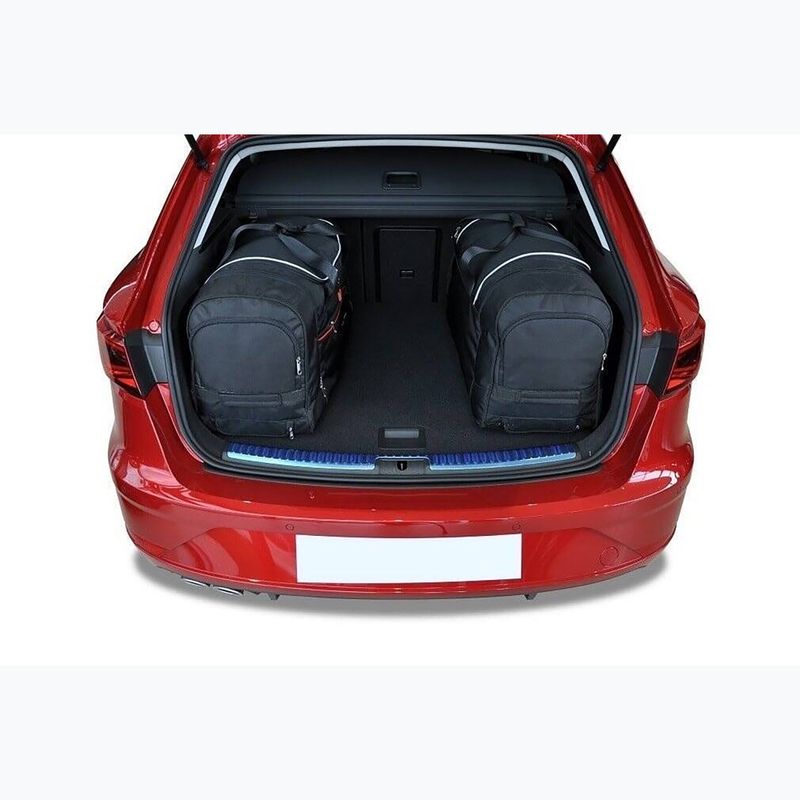 KJUST csomagtérzsák szett Seat Leon ST 2013-2020 4 db fekete 15