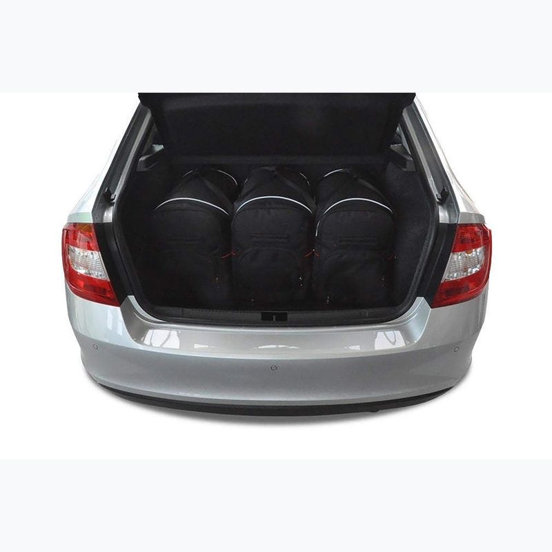 KJUST Skoda Rapid Liftback csomagtartó táskakészlet 2012-2019 5 db fekete. 14