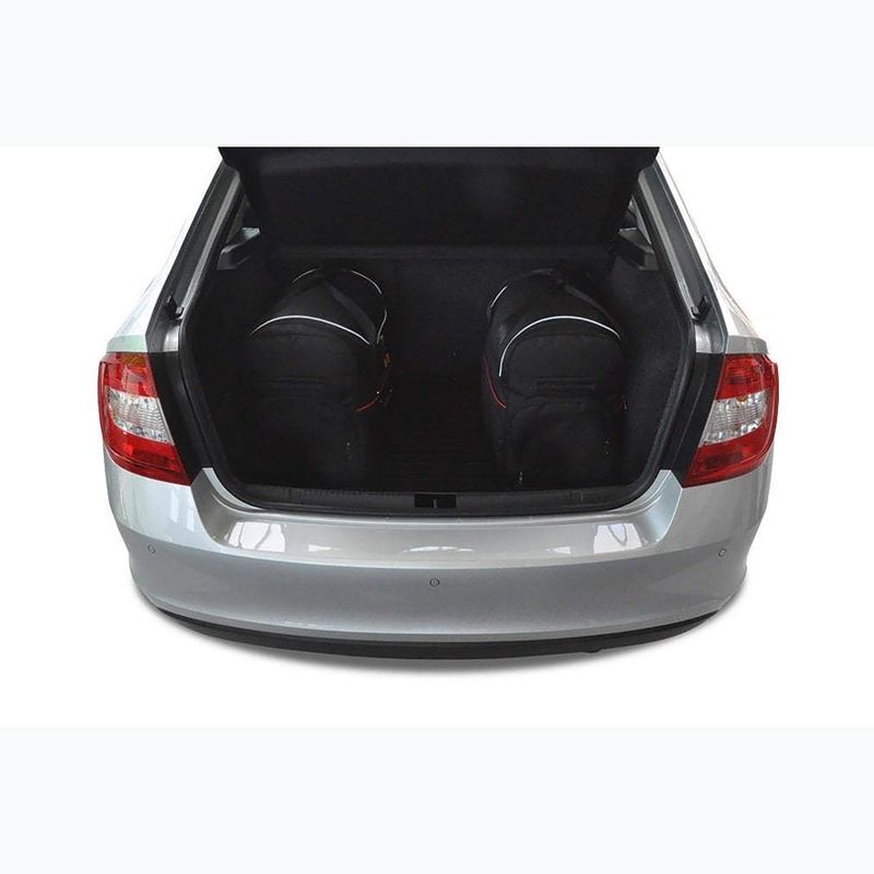 KJUST Skoda Rapid Liftback csomagtartó táskakészlet 2012-2019 5 db fekete. 15