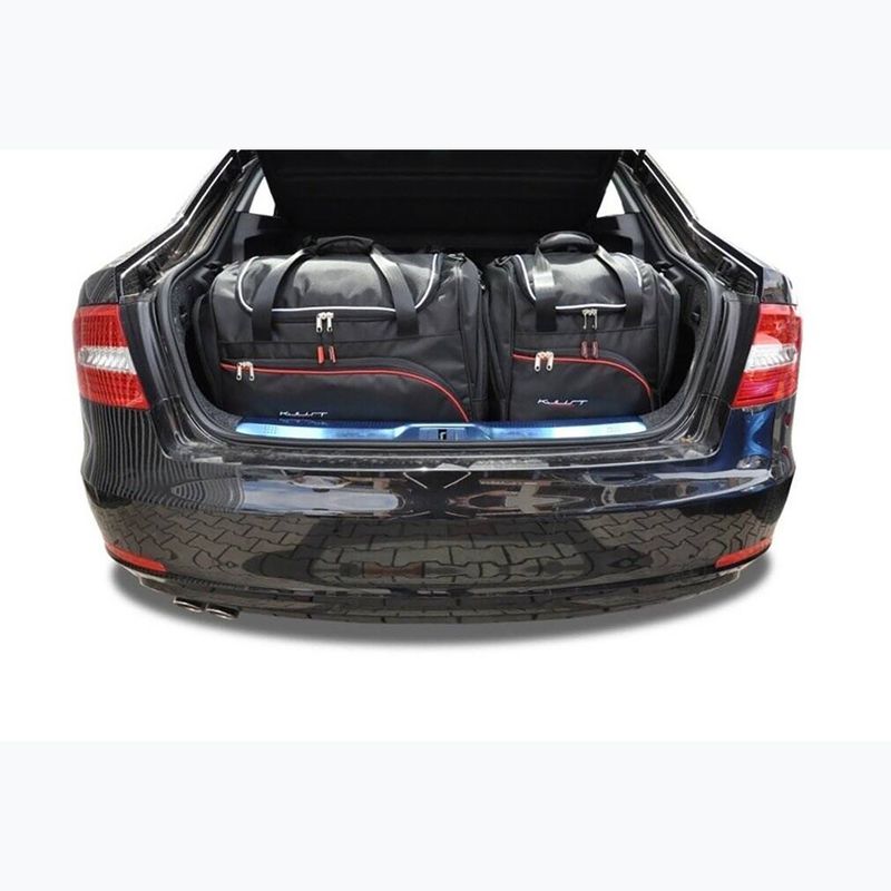 KJUST Skoda Superb Limousine 2008-2015 csomagtartó táska szett 5 db fekete. 11