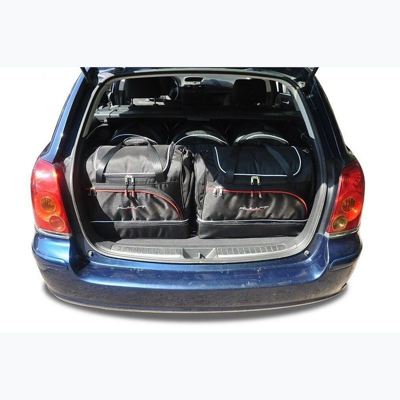 KJUST Toyota Avensis Wagon 2002-2009 csomagtér táska szett 5 db fekete. 15