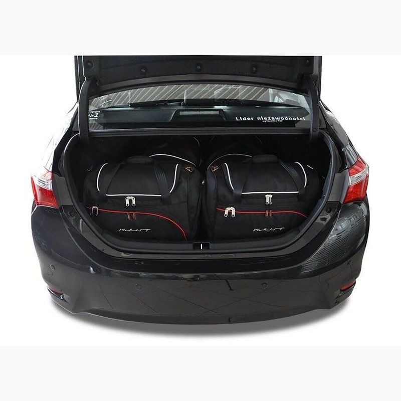KJUST Toyota Corolla Limousine 2013-2018 csomagtartó táska szett 4 db fekete. 13