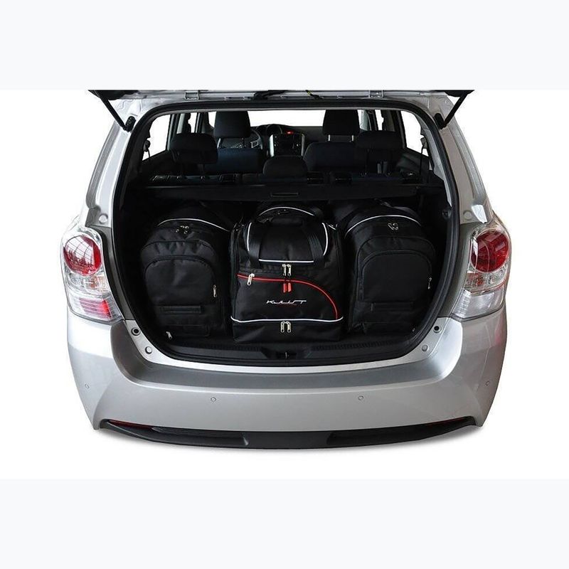 KJUST Toyota Verso 2009-2018 Toyota Verso 2009-2018 csomagtér táska szett 4 db fekete. 13