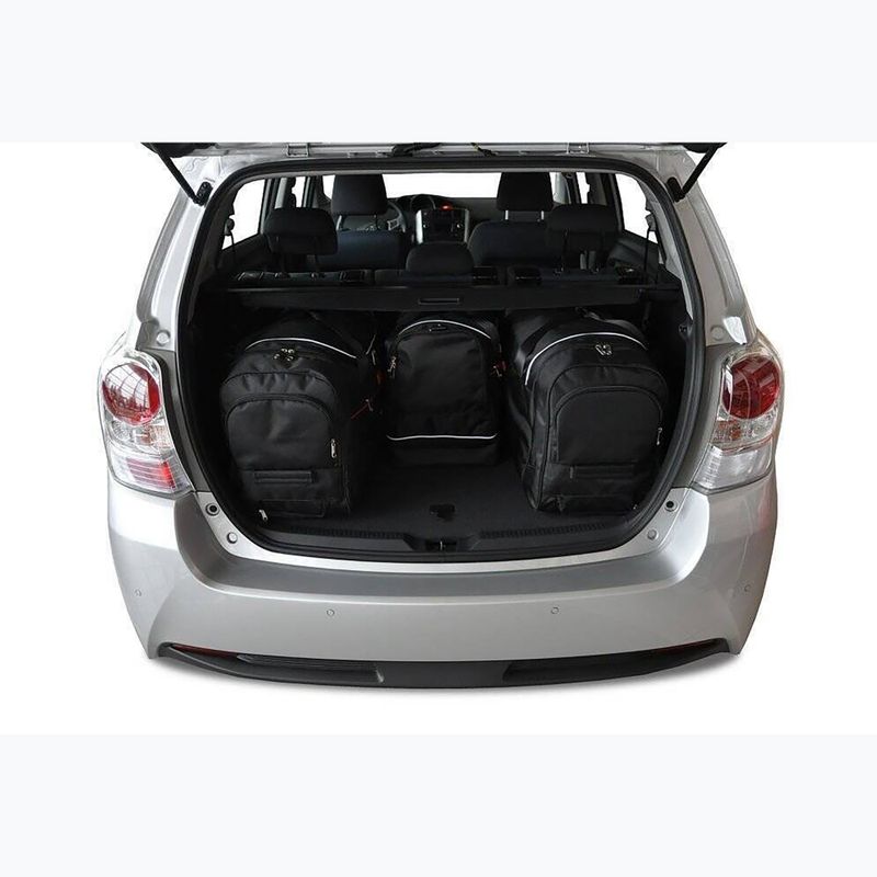 KJUST Toyota Verso 2009-2018 Toyota Verso 2009-2018 csomagtér táska szett 4 db fekete. 14