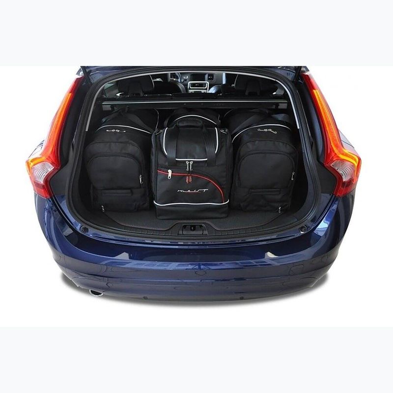 KJUST Volvo V60 Cross Country csomagtérzsák szett 2015-2018 4 db fekete. 16