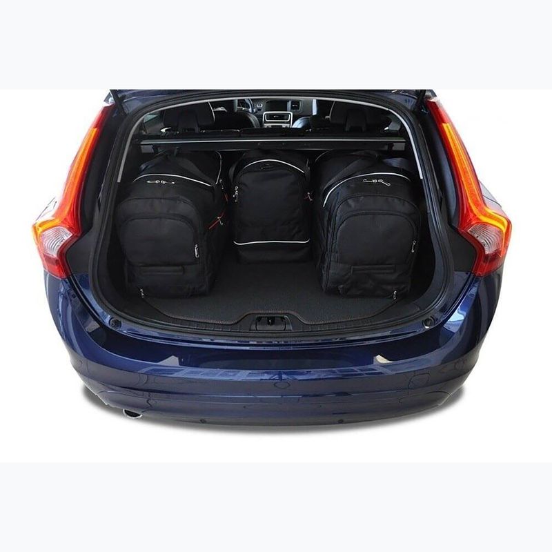 KJUST Volvo V60 Cross Country csomagtérzsák szett 2015-2018 4 db fekete. 17