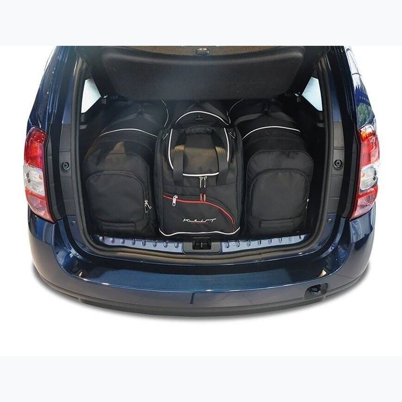 KJUST csomagtérzsák szett Dacia Duster 2010-2017 4 db fekete 16