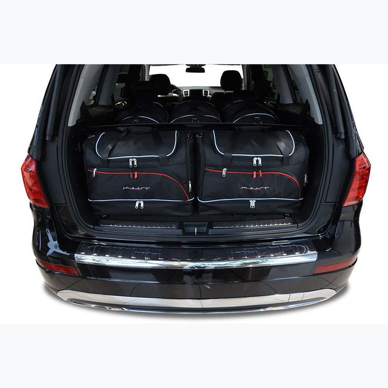 KJUST Mercedes-Benz GL 2012-2015 csomagtartó táska készlet 5 db fekete 11