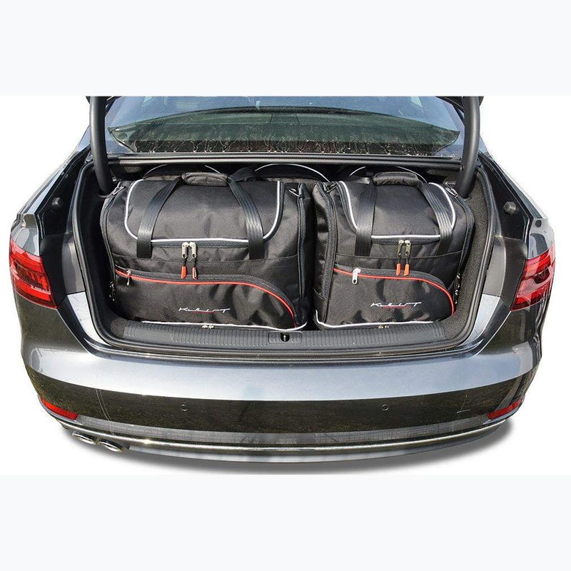 KJUST csomagtartó táska szett Audi A4 Limousine 2015+ 5 db fekete 16
