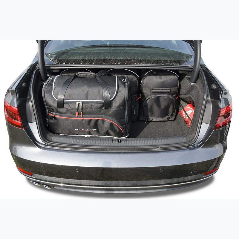 KJUST csomagtartó táska szett Audi A4 Limousine 2015+ 5 db fekete 17