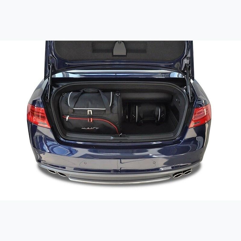 KJUST Audi A5 Cabrio csomagtér táska szett 2008-2016 4 db fekete 16