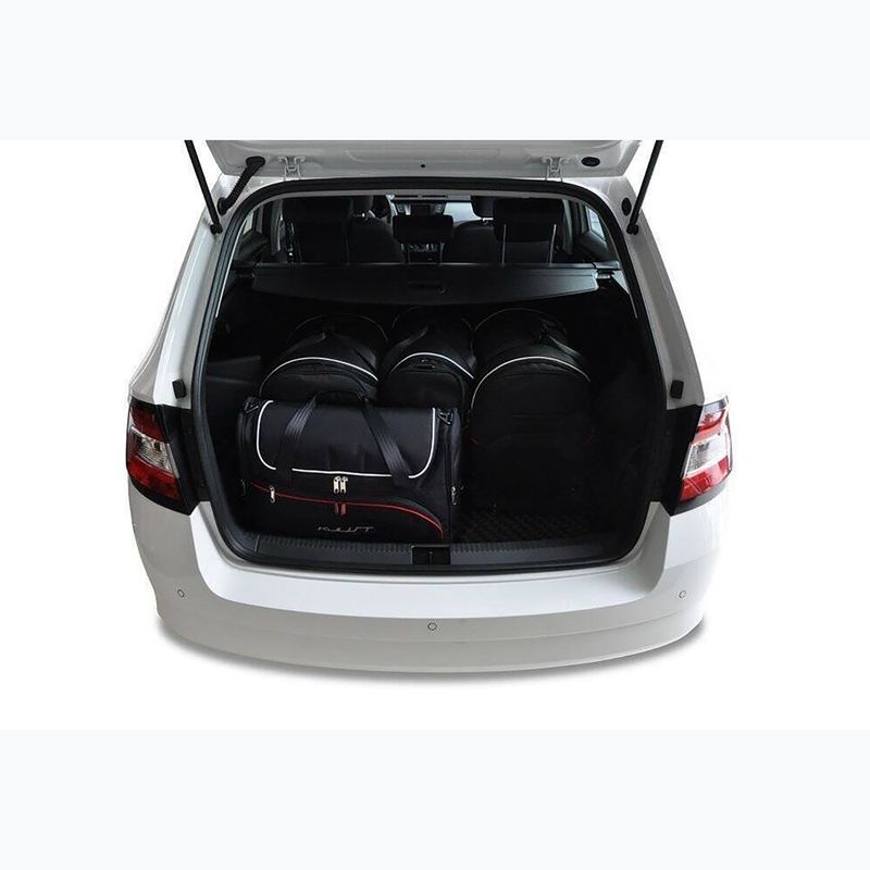 KJUST Skoda Fabia Kombi 2014-2021 csomagtérzsák szett 5 db fekete. 13