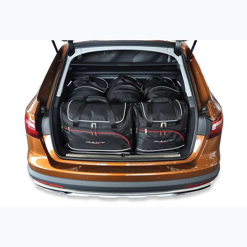 KJUST Audi A4 Avant 2015+ csomagtartó táska szett 5 db fekete 18